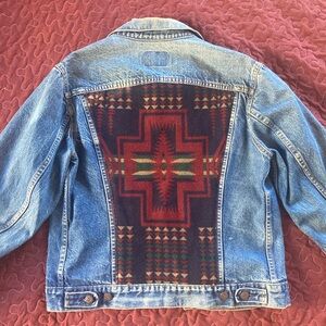 Levi’s Jacket with Pendleton Blanket Back